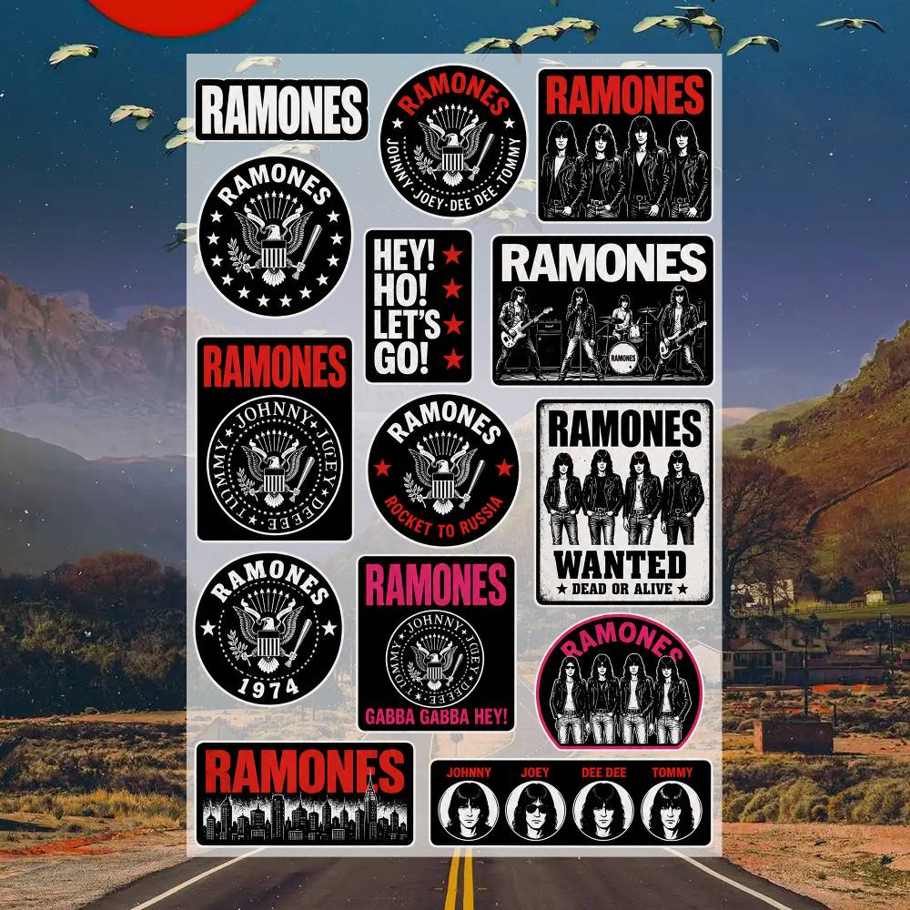 Laptop Accessories Ram - Ram-ones Stickers Moto Sticker Auto Body
