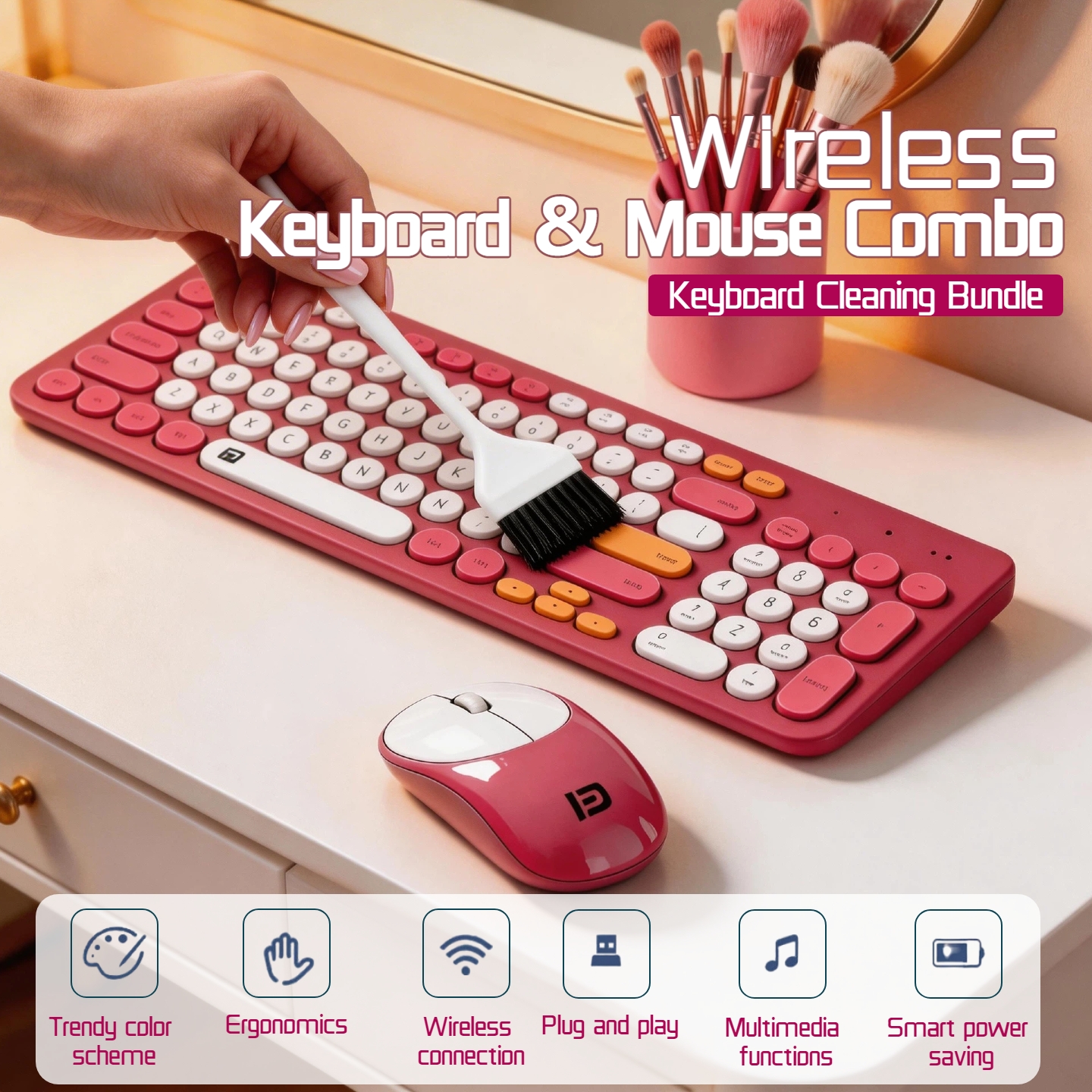 96 Key Wireless Keyboard Mouse - đánh giá và giá Laptop Accessories Officeworks