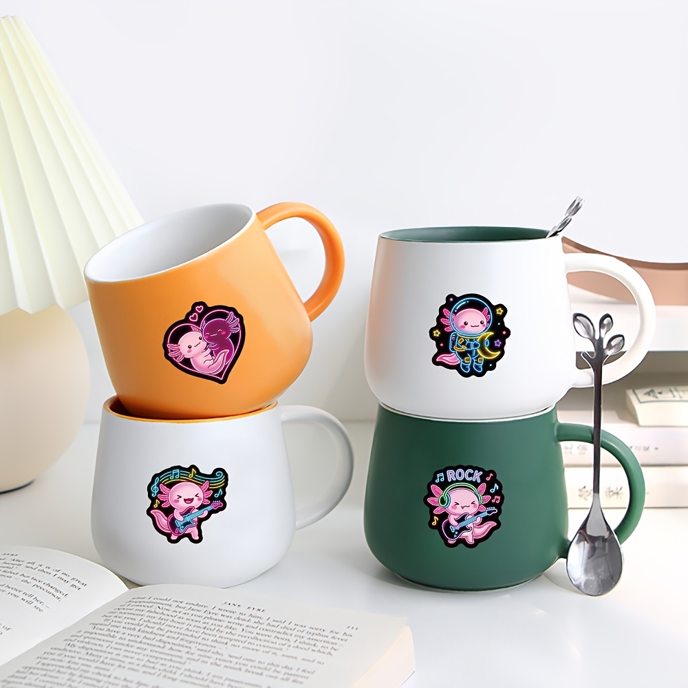 50pcs Cool Neon  Axolotl Stick - đánh giá và giá Laptop Accessories Cool