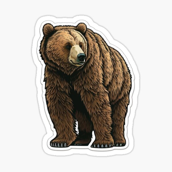 Papa Bear Print  Car Sticker D - đánh giá và giá Laptop Accessories 3D Print