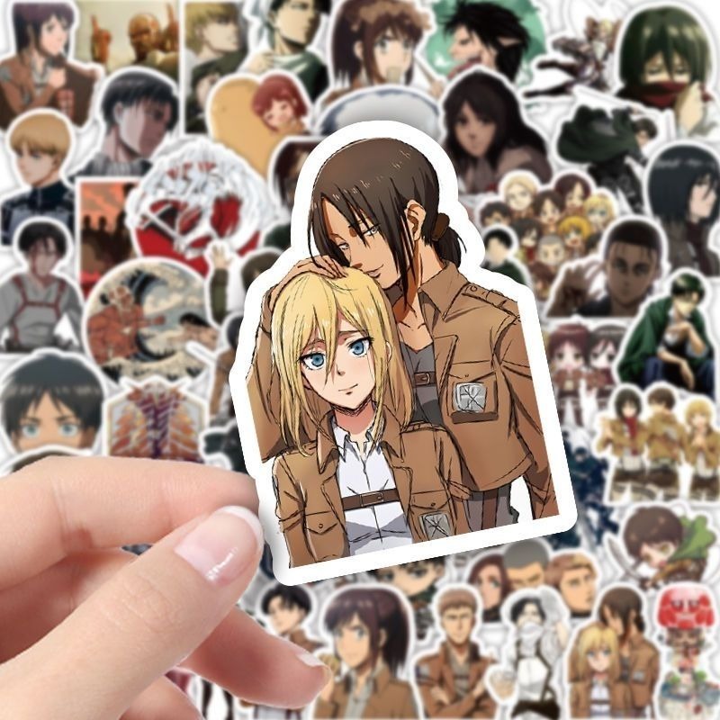 60Pcs Attack on Titan Anime St - đánh giá và giá Good Laptop Accessories