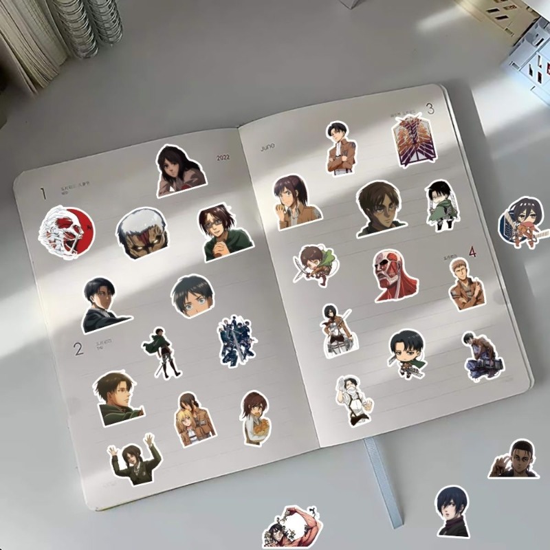 60Pcs Attack on Titan Anime St - đánh giá và giá Good Laptop Accessories