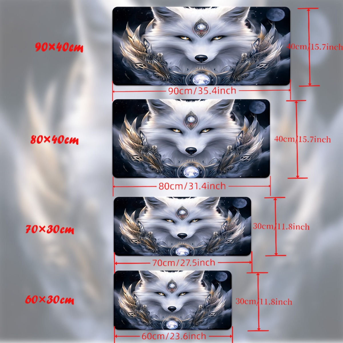 Fox Jewel Iron Art Mousepad An - đánh giá và giá Laptop Accessories Officeworks