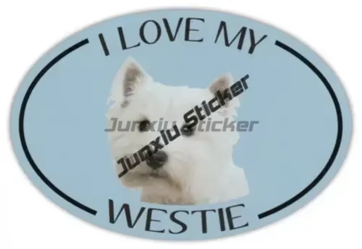 Westie Sticker I Love My Westi - đánh giá và giá Laptop Accessories Brand